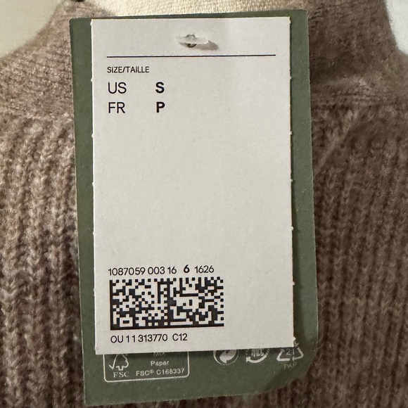 NWT H&M Taupe Long Cardigan - Picture 2 of 8